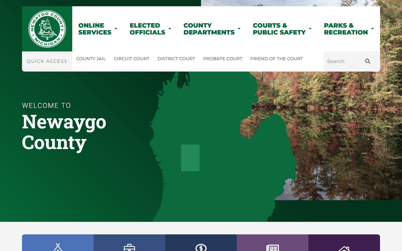 Newaygo County court docket official website